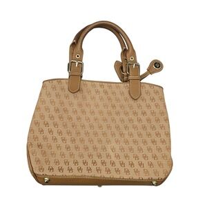 Dooney and Bourke EUC Medium Buckle Satchel Peanut Brittle Bag‎ Purse H032 PD